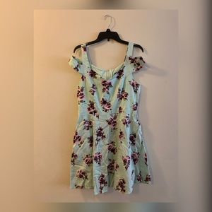 Mint green/floral Hot Topic dress size XL
